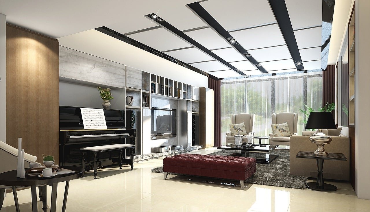 home, interior design, 3d